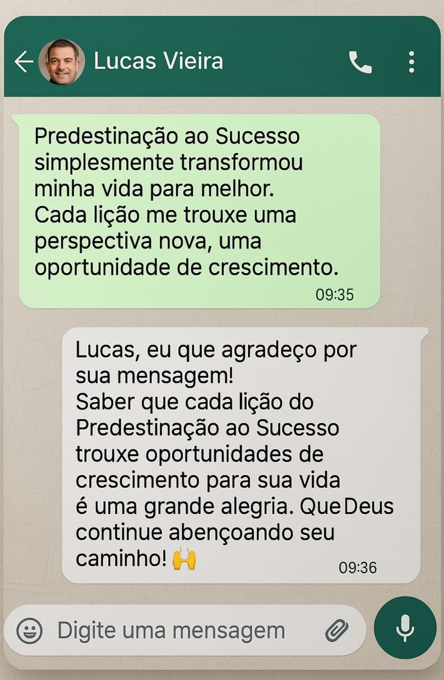 Depoimento de leitor 2